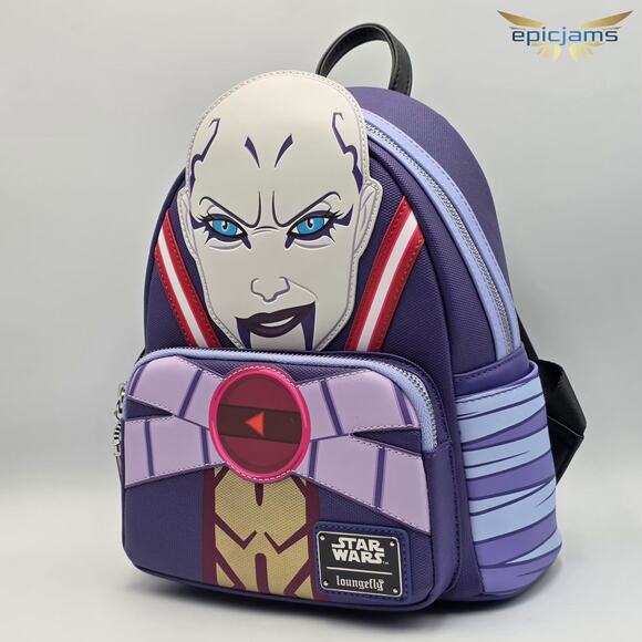 Loungefly Star Wars NYCC Exclusive Asajj Ventress Mini Backpack New main image 4